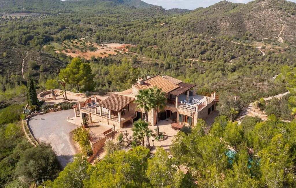 别墅 Finca Vall D'Or 360 Degrees Nature View S'Horta